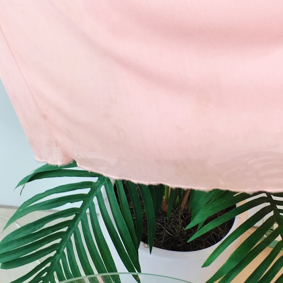 Pearl & Rhinestone Collar Halter Empire Waist Maxi - Picture 8 of 8